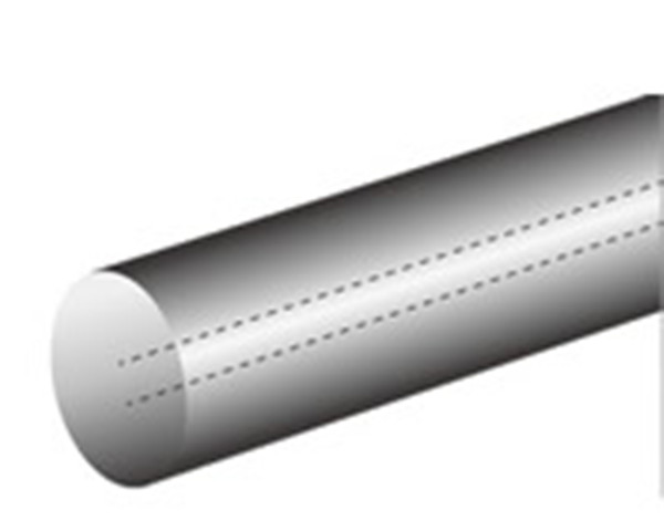 Single straight hole carbide rod