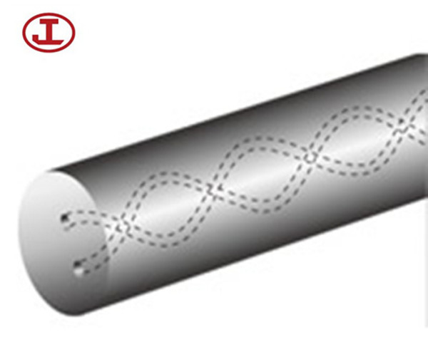 30° Spiral carbide rod with 2 coolant holes